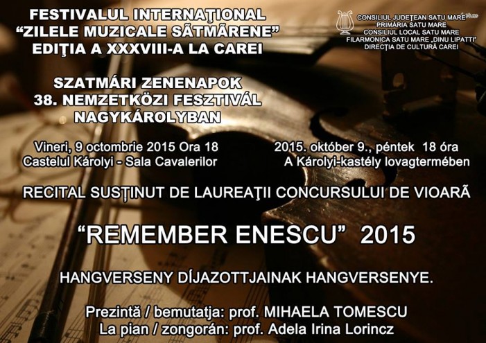 Recital de muzică clasică la Castelul din Carei