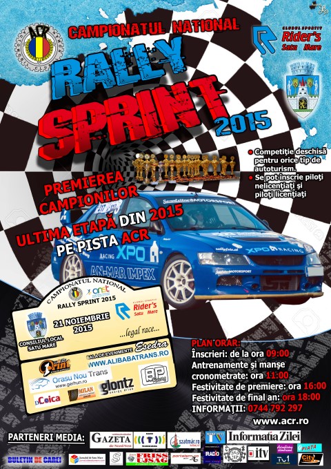 Campionatul Național de „Rally Sprint” 2015, a ajuns la ultima etapă