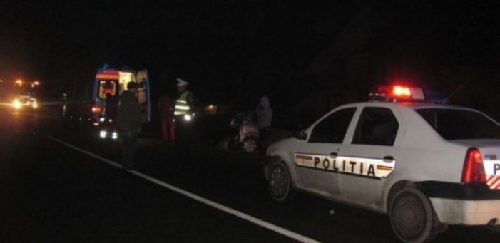 A intrat cu Matiz-ul într-un gard. Șoferul a fugit de la locul accidentului
