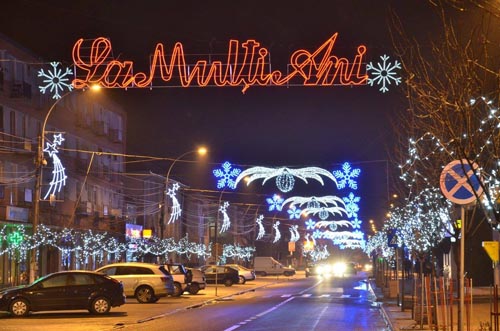 Focuri de artificii în noaptea de Revelion la Negrești-Oaș
