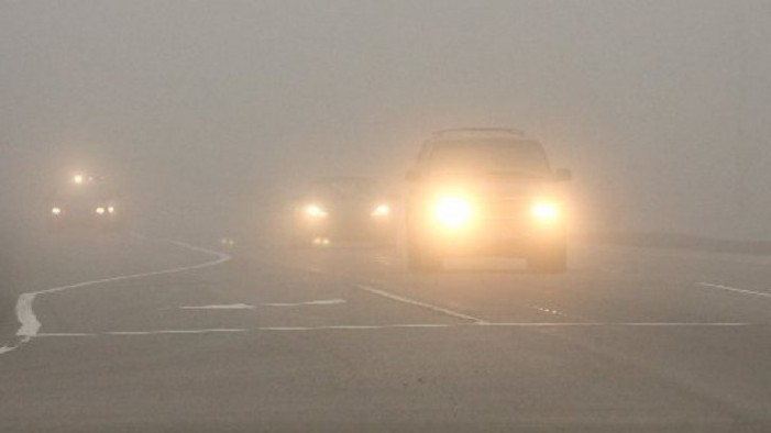 Ceață densă în județul Satu Mare
