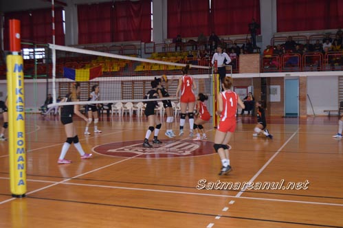 Volei: CSM Satu Mare – CSU Medicina CNUE Târgu Mureș 2-3