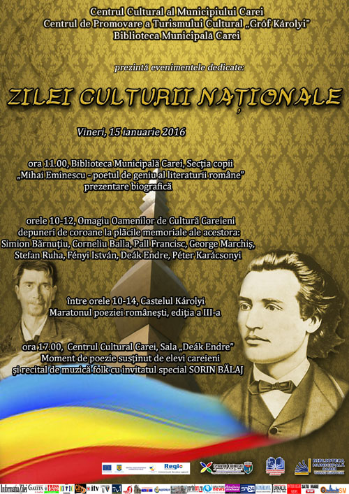 „Ziua Culturii Naționale” la Carei „Ziua Culturii Naționale” la Carei