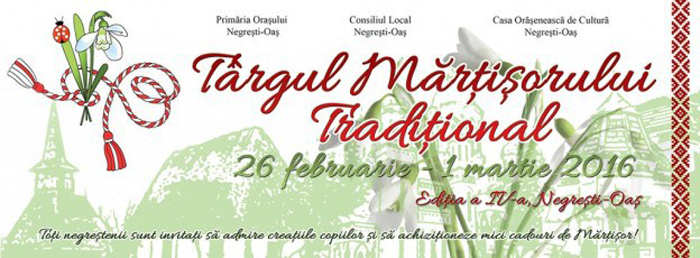 „Târgul Mărțișorului Tradițional”, la a IV-a ediție în Negrești-Oaș