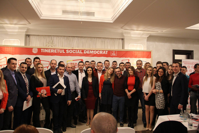 Tineri social-democrați sătmăreni la Comitetul Executiv al TSD