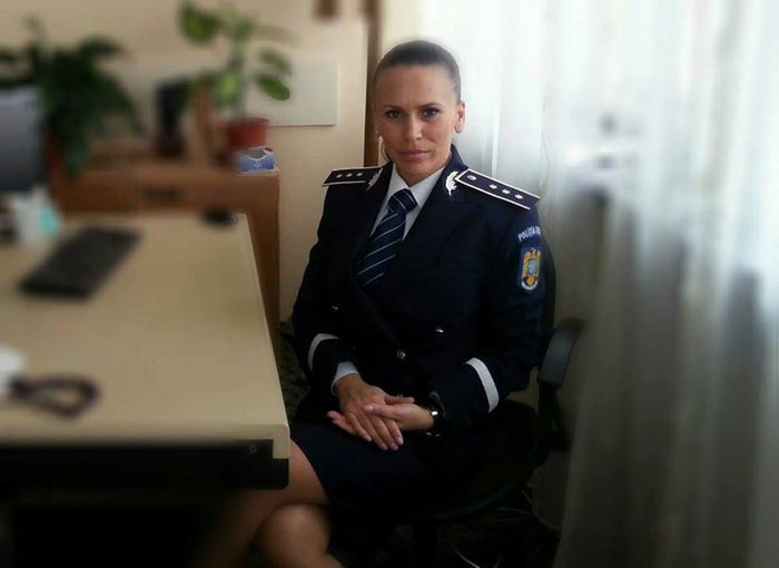 Polițistă din Satu Mare, la concursul de Miss organizat de MAI