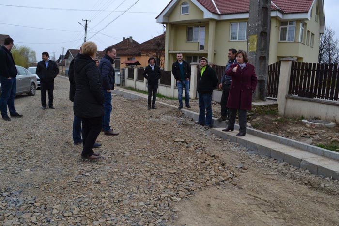 Aurelia Fedorca: „Am reînceput lucrările de modernizare a străzilor din Negrești-Oaș”