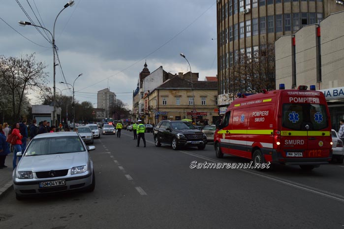 Femeie accidentată în fața Casei de Modă (Galerie foto&Video)