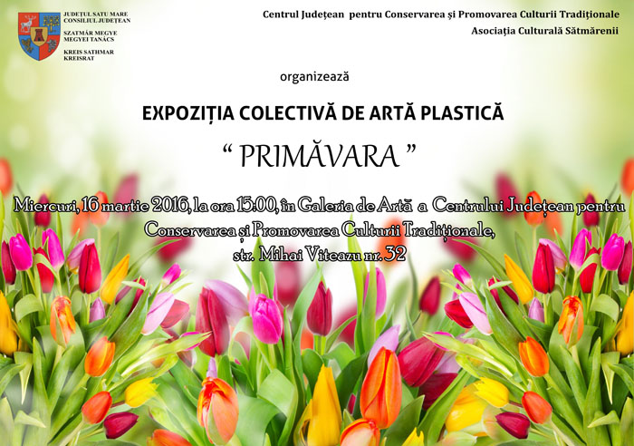 Expoziţia colectivă de artă plastică „Primăvara”