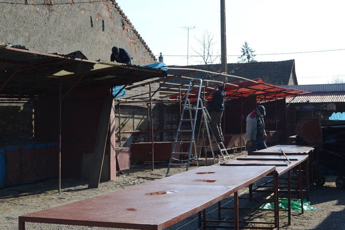 Reparații la Piața de Vechituri din Satu Mare (Foto)