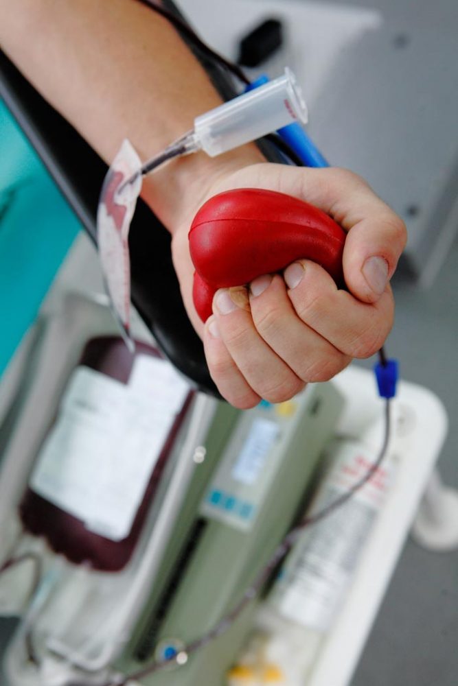 actiune de donare de sange, astazi, la Carei