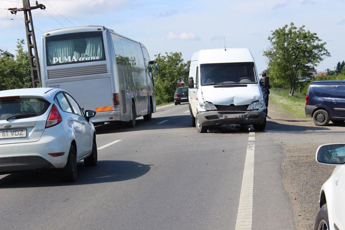 Accident la ieșirea din Satu Mare (Foto)
