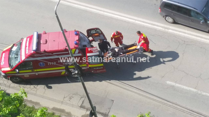 Accident cu victimă lângă Billa (Foto)