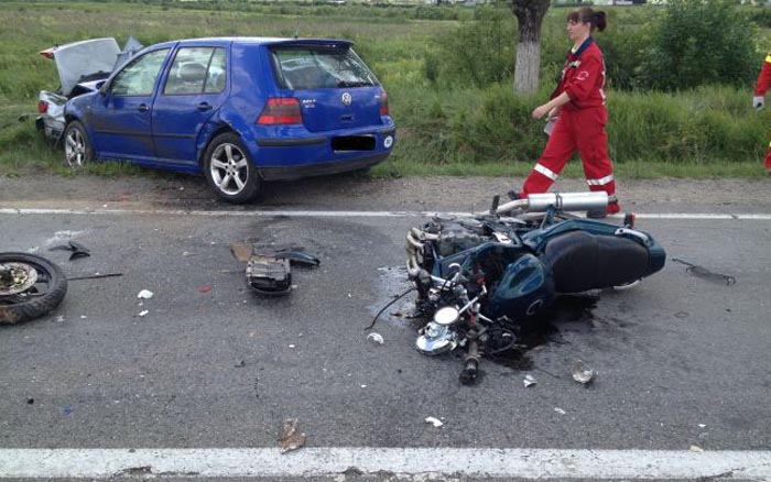 Motociclist mort într-un accident