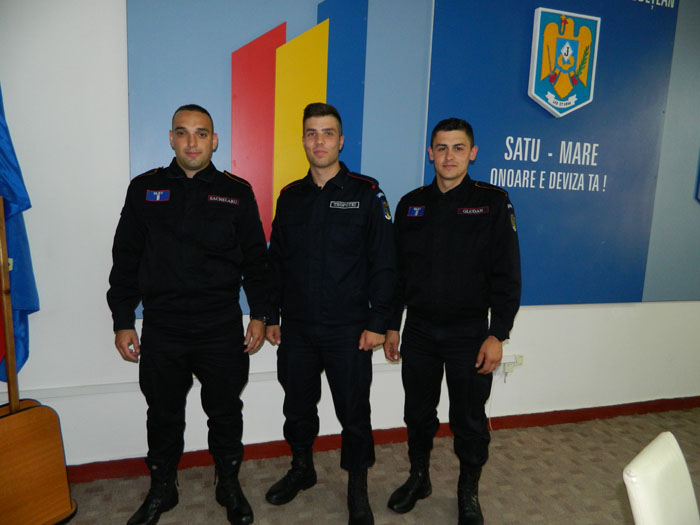 Elevi în practică la Jandarmeria Satu Mare