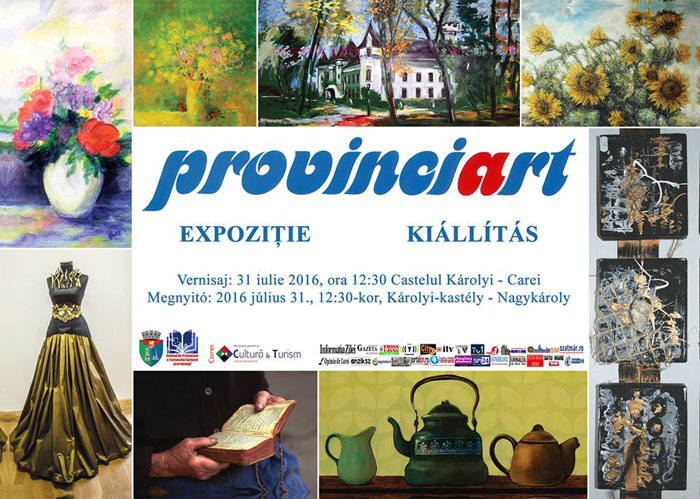 Expoziție de arte plastice la Castelul din Carei