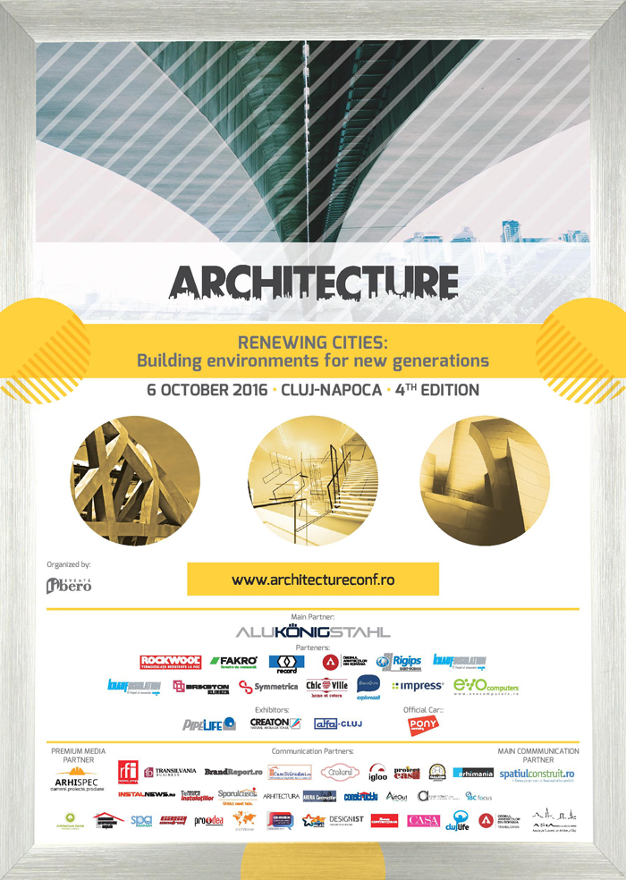Proiectele arhitecților din întreaga țară, premiate la Cluj-Napoca în această toamnă