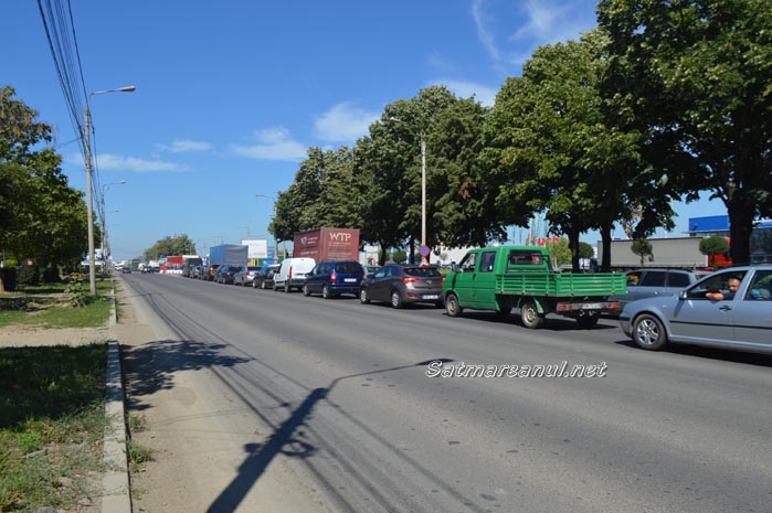 Circulație blocată pe Drumul Careiului (Foto)