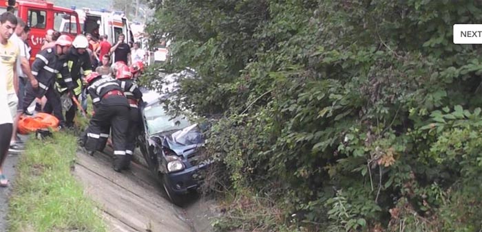 Sătmăreni răniți într-un accident pe Meseș (Foto)