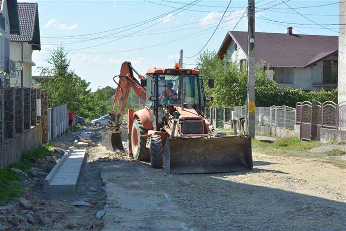 Lucrări de modernizare pe străzile Turului, Popești și Vâltori din Negrești-Oaș