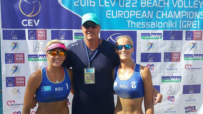 Sătmărencele s-au calificat în optimi la Campionatele Europene de volei pe plajă (Foto)