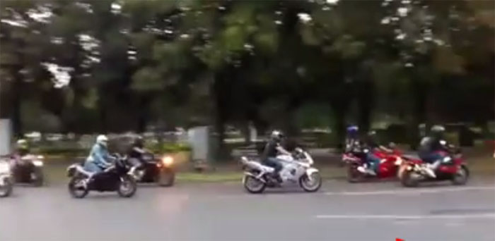 Alai de nuntă cu motocicliști la Satu Mare (Video)
