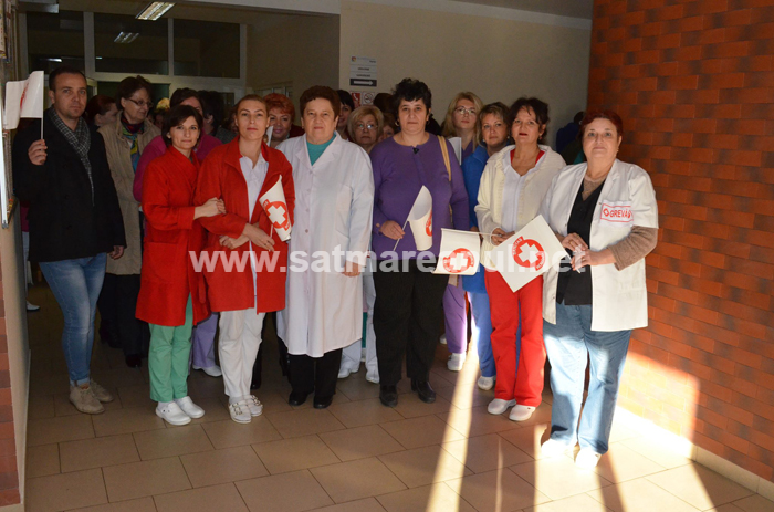 Grevă în spitalele din județul Satu Mare (Foto)