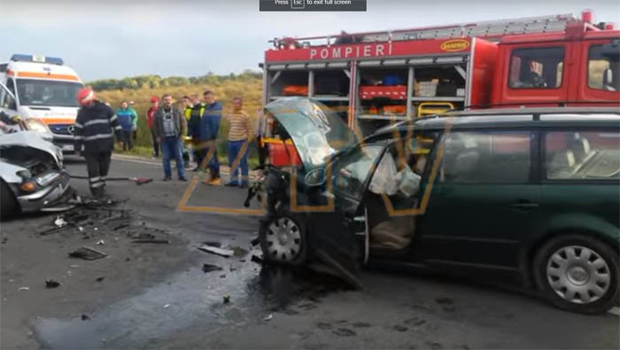 Imagini de coșmar de la dezastrul de pe DN 1F Carei-Zalău (Galerie foto&video)