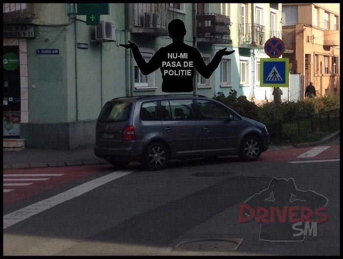 Șofer(iță) cu tupeu: Nu-mi pasă de Poliție