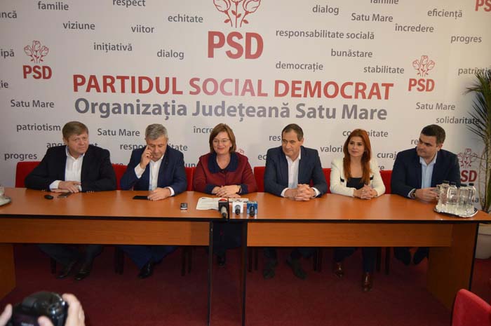 Susținere la nivel înalt pentru candidații PSD Satu Mare la parlamentare