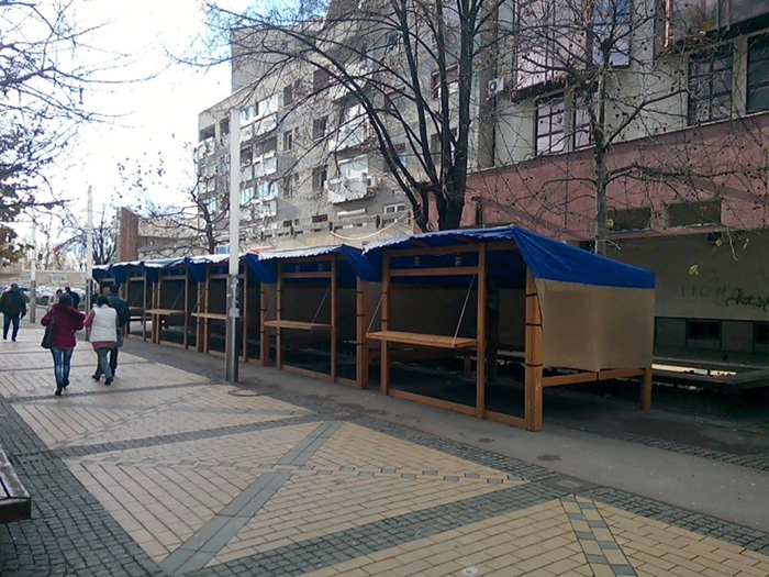 Pregătirile pentru Târgul de Crăciun, pe ultima sută de metri. Vezi programul spectacolelor (Foto)