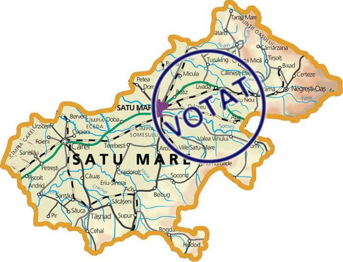 Biroul Electoral Central: Rezultate alegeri parlamentare Satu Mare (99% voturi numărate)