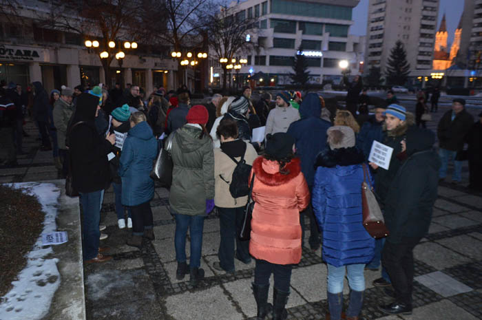 Protest anti-amnistie la Satu Mare (Foto)