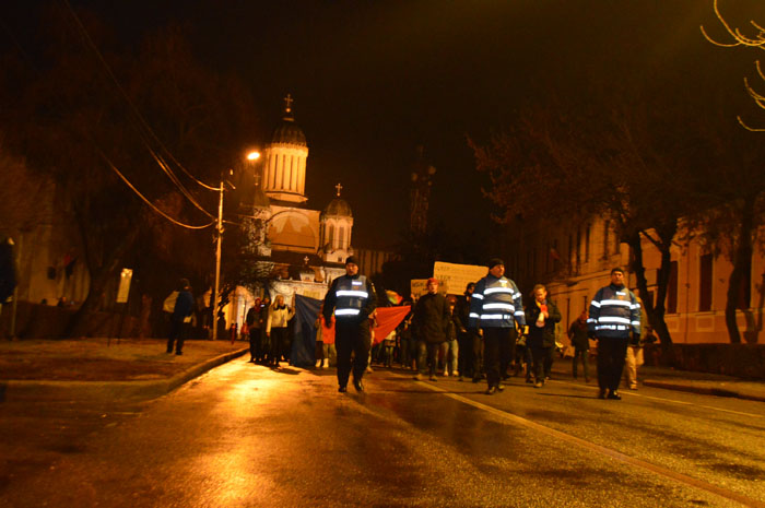 O nouă seară de proteste la Satu Mare (Foto&video)