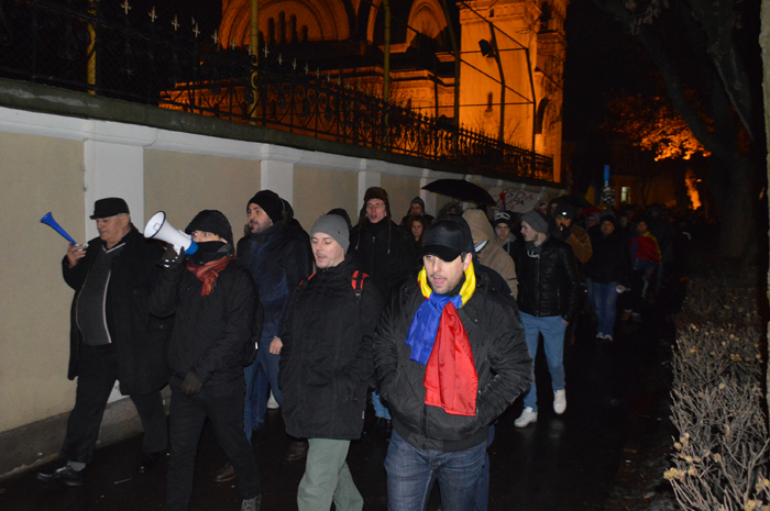 Un nou protest la Satu Mare (Galerie foto&video)