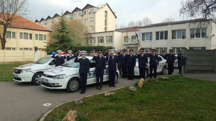 Moment de reculegere în memoria polițiștilor căzuți la datorie