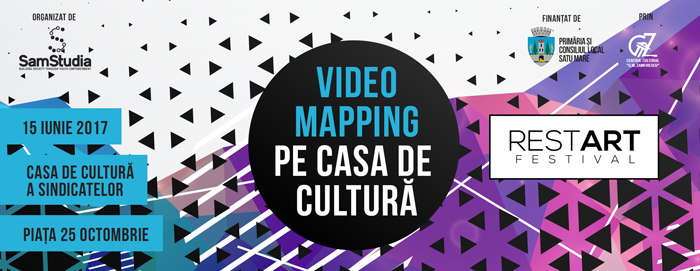 Spectacol vizual inedit la Satu Mare! Videomapping pe Casa de Cultură Spectacol vizual inedit la Satu Mare! Videomapping pe Casa de Cultură