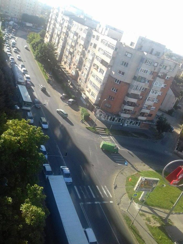 Cozi infernale în traficul din municipiu (Foto)