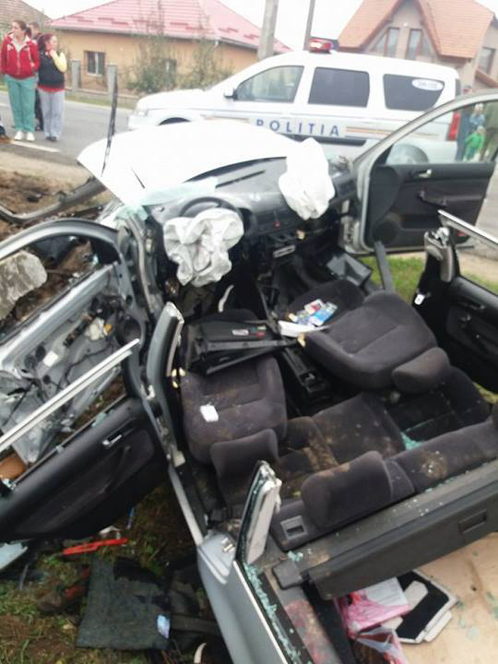 Accident grav. Persoane încarcerate