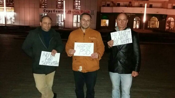 Protest la Satu Mare