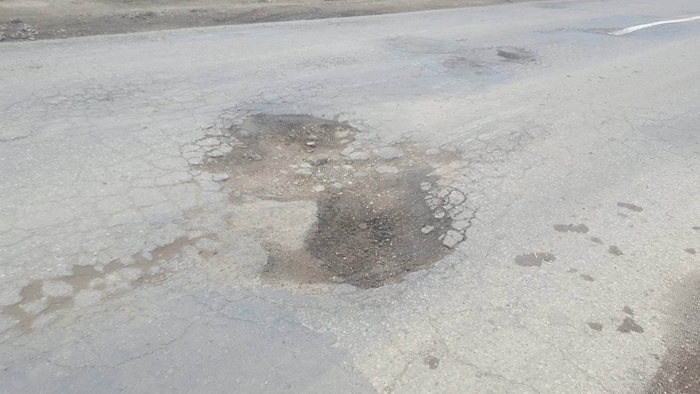Drum județean, pericol public ! Se va interveni după o nenorocire ? (Foto&video)