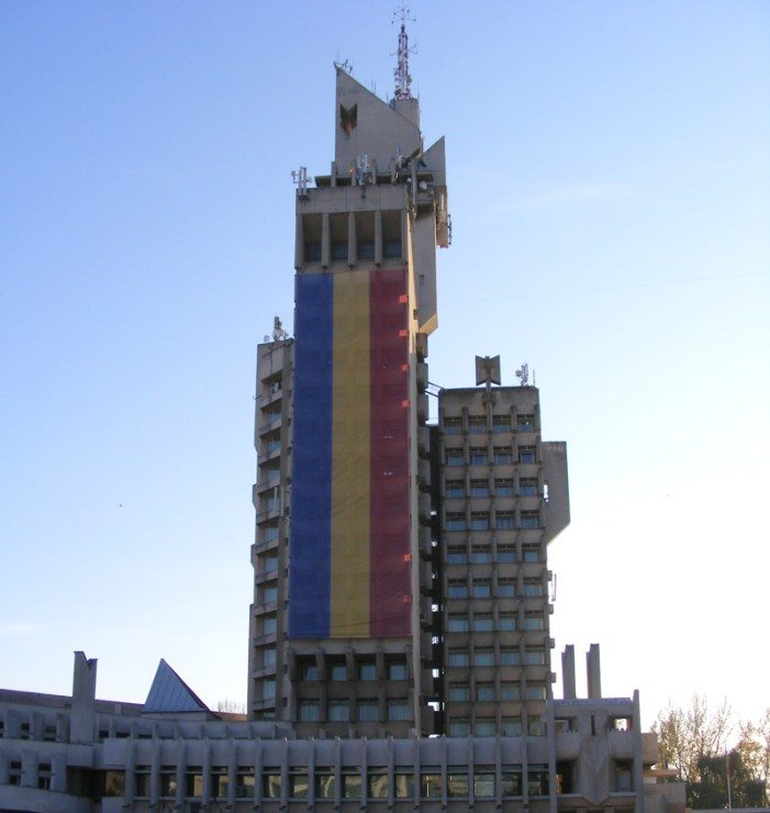 Palatul Administrativ îmbrăcat în straie de sărbătoare
