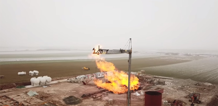 Imagini surprinse cu drona de la incendiul de la Moftin (Video)