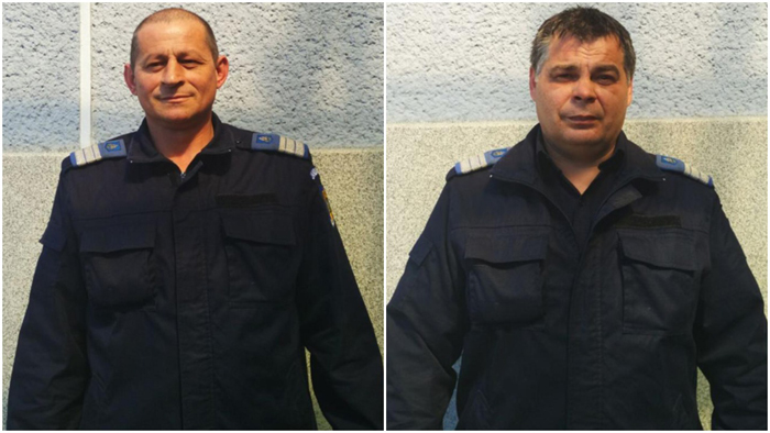 Doi jandarmi au intervenit la un incendiu. Au salvat viața unui om ! (Foto)
