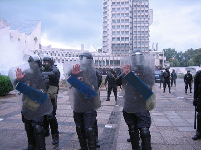 Jandarmii vor „invada” centrul Sătmarului. Exerciții demonstrative