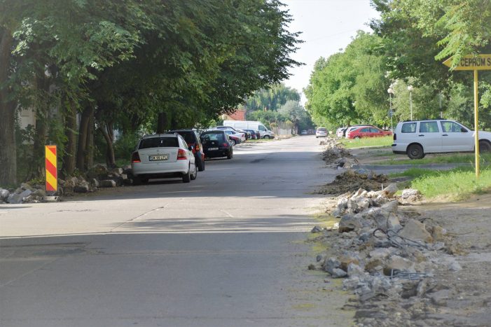Strada Fântânele a intrat în reabilitare (Foto)