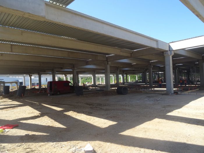Lucrările la mall-ul NEPI avansează în ritm alert