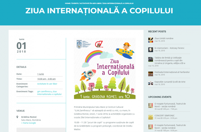 Evenimentele din municipiu, la un clik distanță !