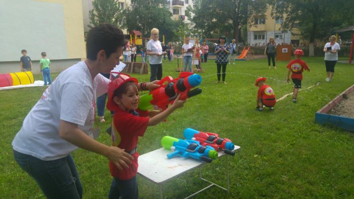 Micii pompieri s-au asezat la start (Foto)