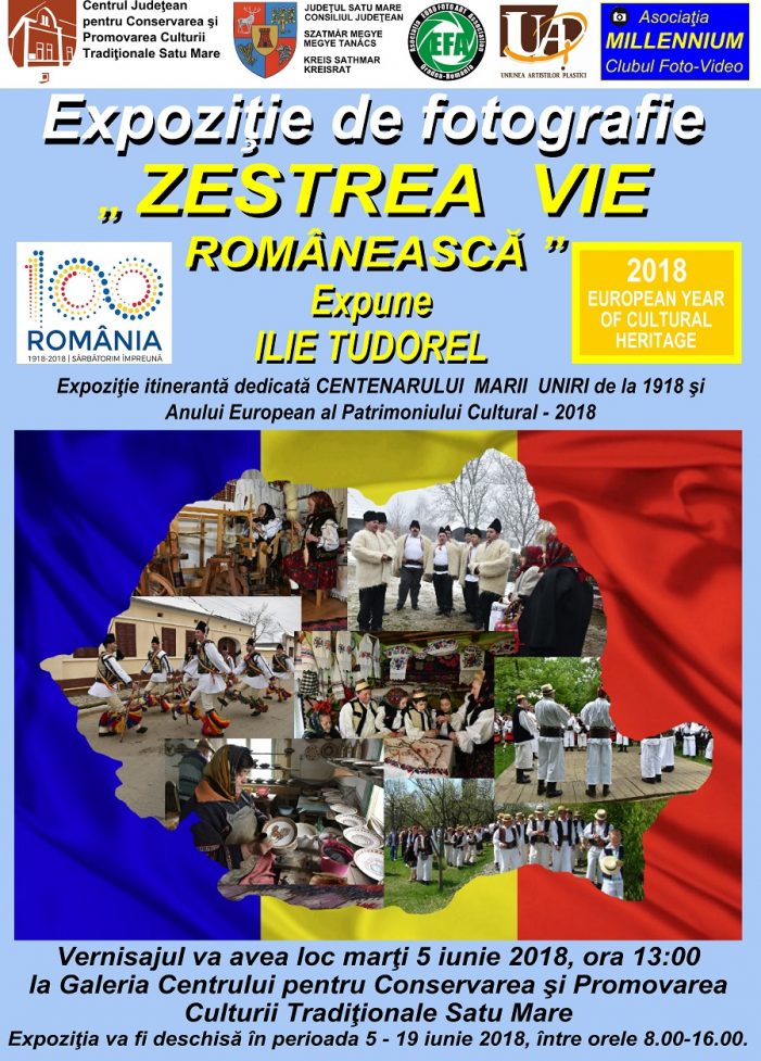 Zestrea vie romaneasca. Expozitie dedicata „Centenarului Marii Uniri”